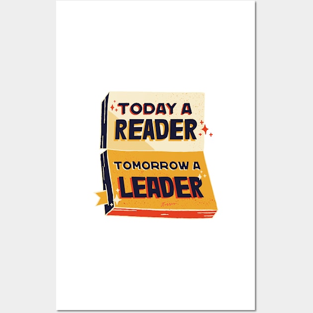 Reader Leader Wall Art by LibrosBOOKtique